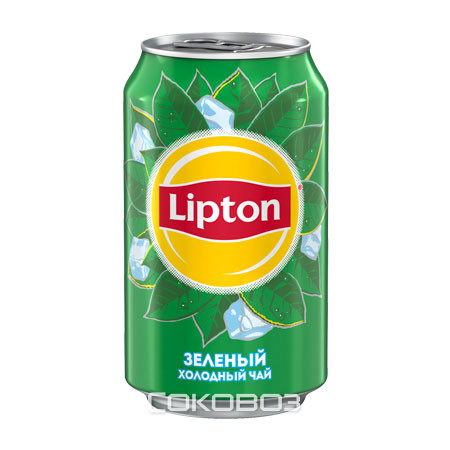Чай Липтон Зеленый 0,33 литра 12 шт