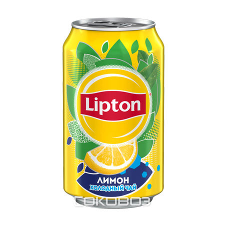 Чай Липтон Лимон 0,33 литра 12 шт в упаковке